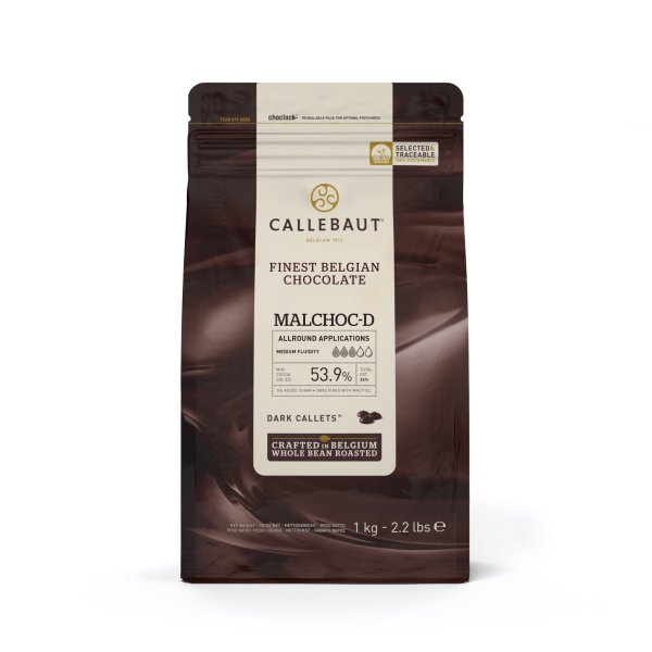 Callebaut sjokolade mørk sjokolade uten tilsatt sukker 1 kg Callebaut sjokolade mørk sjokolade uten tilsatt sukker 1 kg