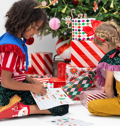 Julegaveetiketter - Forest Mix Julegaveetiketter - Forest Mix