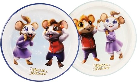 Papptallerken - Mikke Mus og Helium - Fest - 8-pakning Papptallerken - Mikke Mus og Helium - Fest - 8-pakning