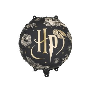Folieballong - Harry Potter - Svart/gull - 35 cm