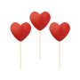 Kakespenner - R�de hjerter - 6 stk