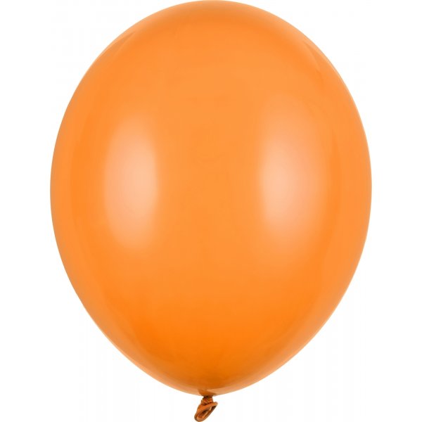 Pastellballonger - Premium 27 cm - Oransje - 10-pakning