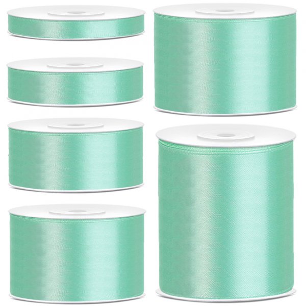 Satengbånd - Mintgrønn - 25 m Satengbånd - Mintgrønn - 25 m