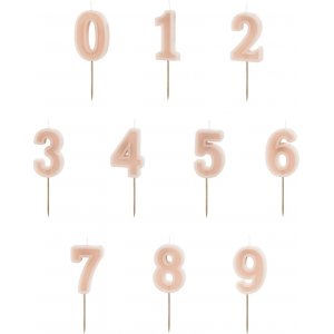 Kakelys - Tall støvete rosa Kakelys - Tall støvete rosa