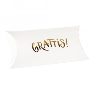 Gaveeske - Gratulerer - Hvit