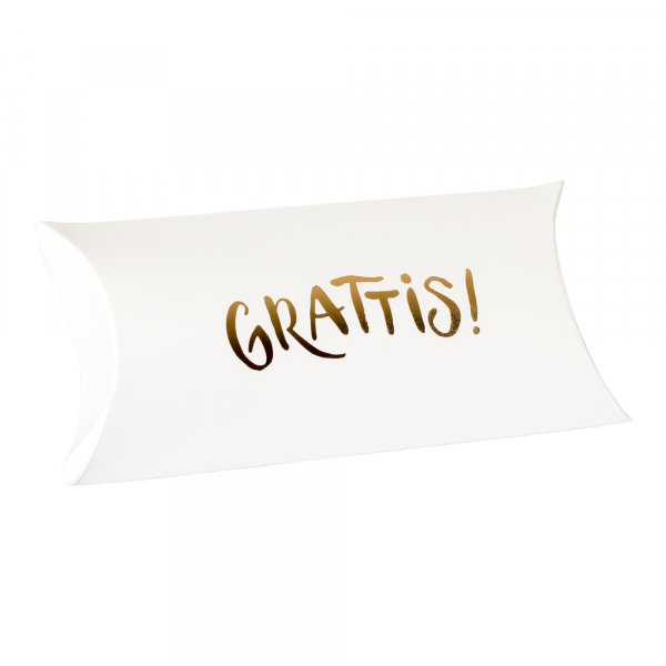 Gaveeske - Gratulerer - Hvit Gaveeske - Gratulerer - Hvit