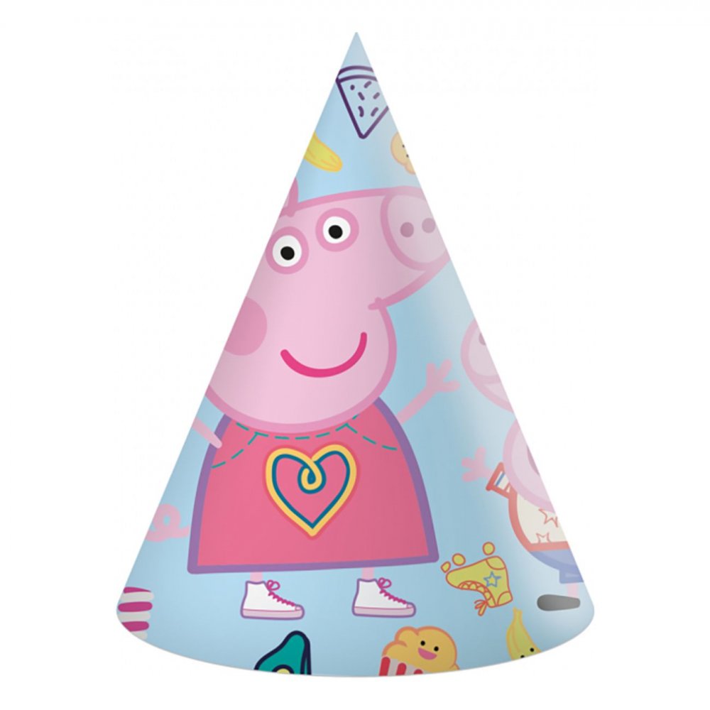 Festhatter – Greta Gris – 6-pakning – Greta Gris-fest