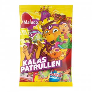 Godteripose til fiskedam - Kalaspatrullen - Malaco - 135 g