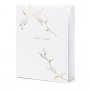 Gjestebok - Grener - Hvit/Gull