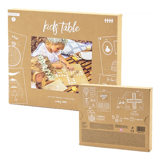 Barnebordsett - Spill og håndverk Barnebordsett - Spill og håndverk