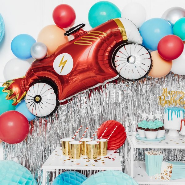 Folieballong - Racerbil