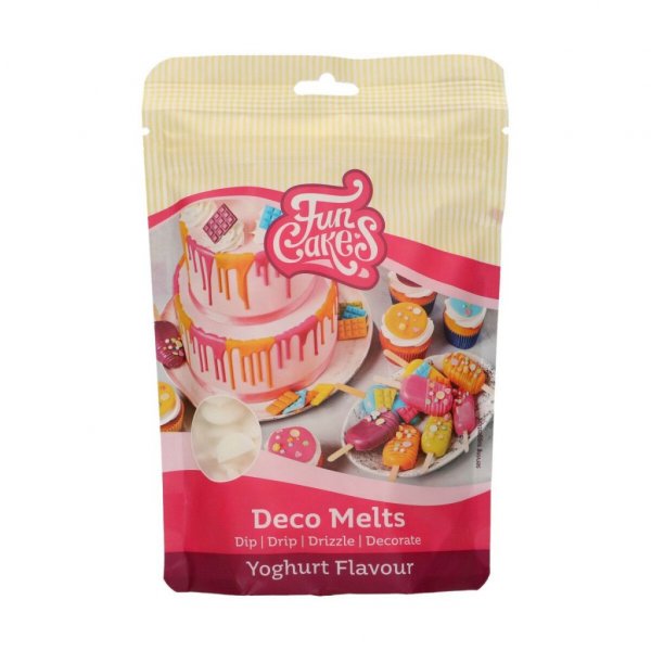 Deco melts - Smaksatt - Yoghurt - Hvit - 250g Deco melts - Smaksatt - Yoghurt - Hvit - 250g