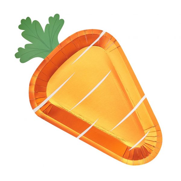 Papirtallerkener - Gulrotcrunch Papirtallerkener - Gulrotcrunch