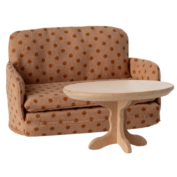 Sovesofa - Maileg - Brun med prikker