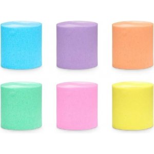 Kreppapir - Pastell regnbueblanding Kreppapir - Pastell regnbueblanding
