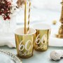 Pappmuggar - Guldmetallic - 60