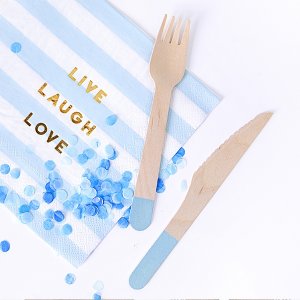 Trebestikk - Lyseblå Trebestikk - Lyseblå