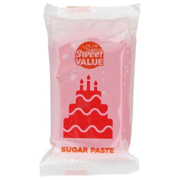 Sukkerpasta - Rød - Søt verdi - 200 g Sukkerpasta - Rød - Søt verdi - 200 g
