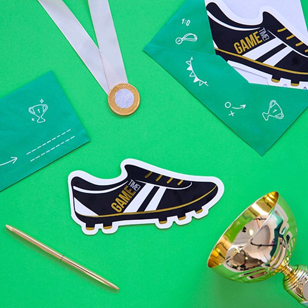 Invitasjonskort - Fotball - 6-pakning