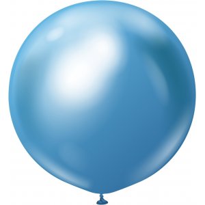 Ballonger ensfargede - Premium 90 cm - Blå Krom - 2-pakning Ballonger ensfargede - Premium 90 cm - Blå Krom - 2-pakning
