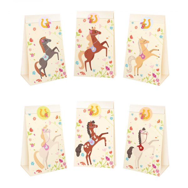 Godteri-/Fiskedamposer - Hestefest - 6 stk Godteri-/Fiskedamposer - Hestefest - 6 stk