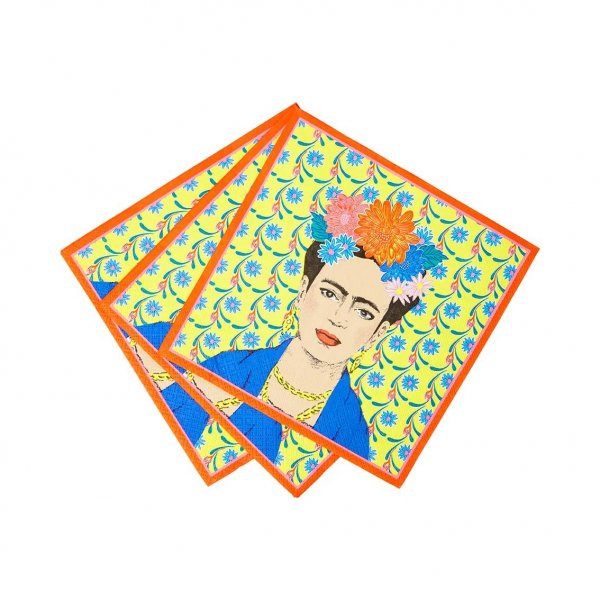 Servietter - Frida Kahlo - 20-pakning - 33x33 cm Servietter - Frida Kahlo - 20-pakning - 33x33 cm