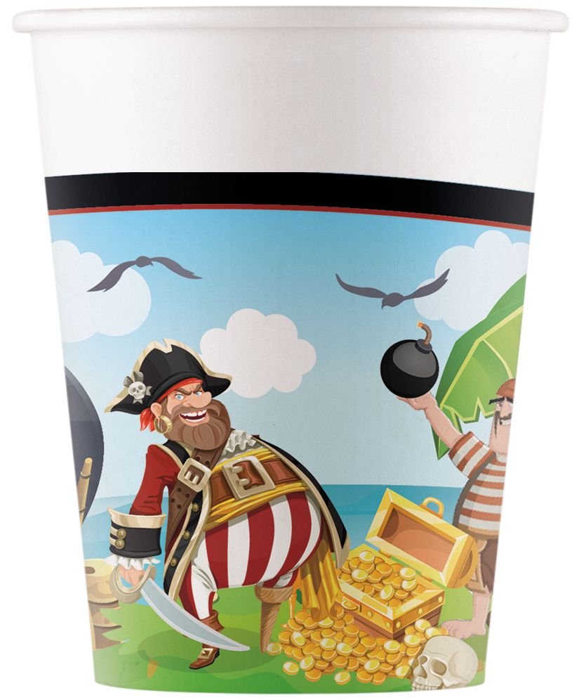 Pappkrus – Pirater – 200 ml – 8-pakning