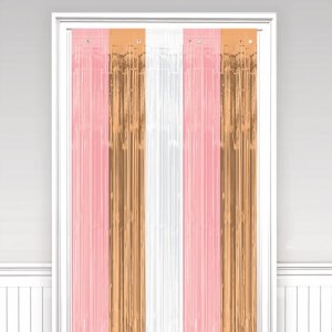 Draperi - Rosa/Rosgull/Hvit