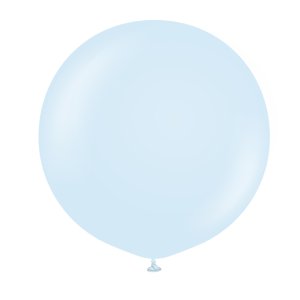 Ballonger ensfargede - Premium 60 cm - Makroner Babybl� - 2-pakning