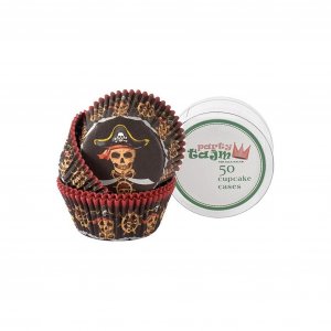 Cupcake-former - Pirat - 50-pakning