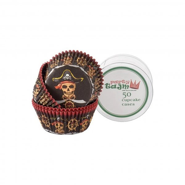 Cupcake-former - Pirat - 50-pakning