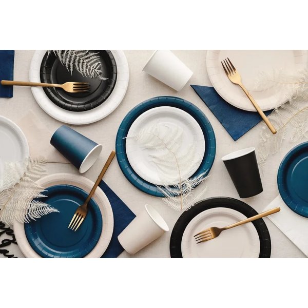 Servietter - Marinebl� - 20-pakning