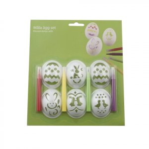 Eggmalingssett - 6-pakning Eggmalingssett - 6-pakning