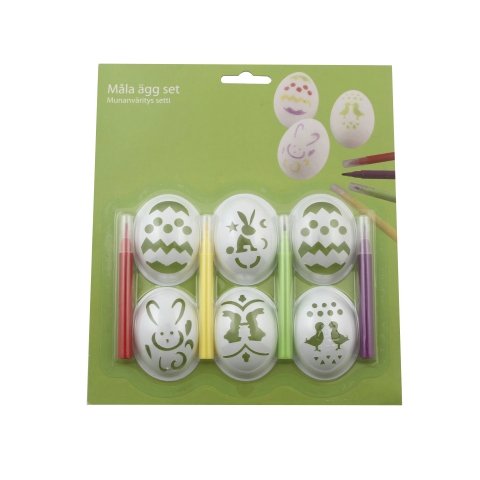 Eggmalingssett - 6-pakning Eggmalingssett - 6-pakning