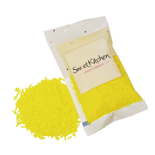 Strøssel - Pinner - Gul - Sweet Kitchen - 50g Strøssel - Pinner - Gul - Sweet Kitchen - 50g