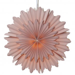 Julestjerne - KRYSTALL 50 cm - Rosa Julestjerne - KRYSTALL 50 cm - Rosa