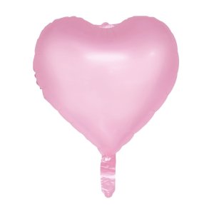 Folieballong - Hjerter - Pastellrosa Folieballong - Hjerter - Pastellrosa