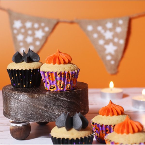 Mini muffinsformer - Halloween - 60-pakning Mini muffinsformer - Halloween - 60-pakning