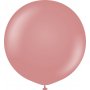 Ballonger ensfargede - Premium 60 cm - Retro palisander - 2-pakning