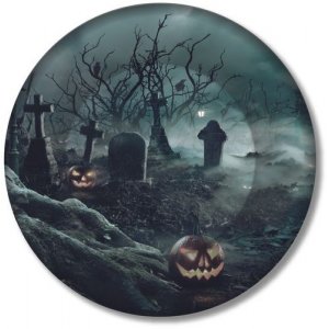 Papptallerkener - Halloween - Skrekknatt - 23 cm - 8-pakning
