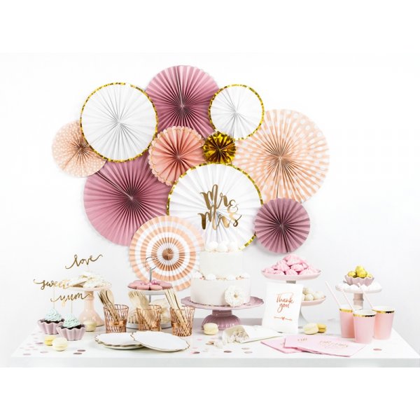 Pin Wheels - Hvit/Gullkant - 3-pakning Pin Wheels - Hvit/Gullkant - 3-pakning