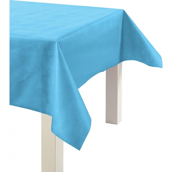 Duk i stoffimitasjon - turkis - 10 m