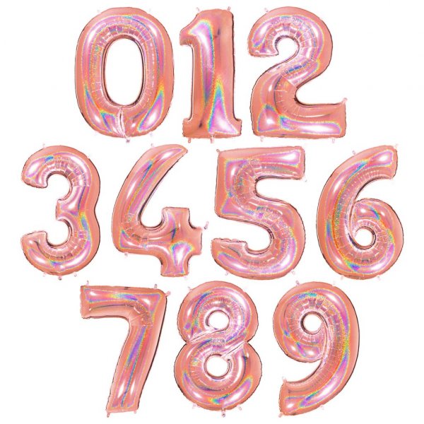 Tallballong - Roseglitter - 1 m Tallballong - Roseglitter - 1 m