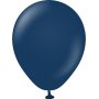 Miniballonger ensfargede - Premium 13 cm - Marineblå - 25-pakning
