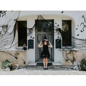 Spindelvev - 9,8 m - svart