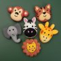 Kakedekorasjon - Safaridyr - Marshmallows - 12 stk Kakedekorasjon - Safaridyr - Marshmallows - 12 stk