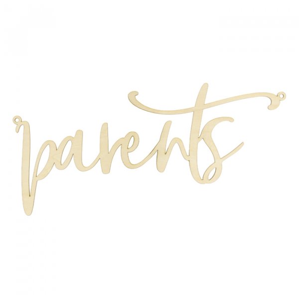 Stoldekorasjon - Tre - Foreldre Stoldekorasjon - Tre - Foreldre