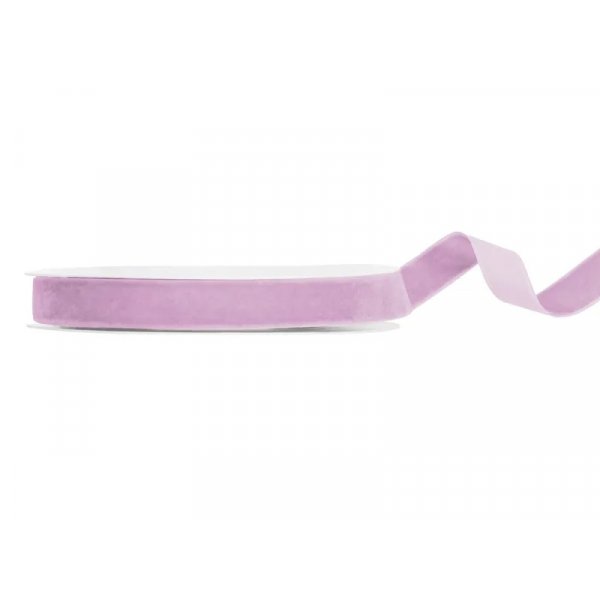 Velourbånd - 10 m - Lavendel Velourbånd - 10 m - Lavendel