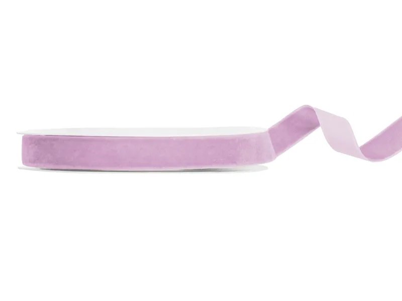 Velourbånd - 10 m - Lavendel - 25 mm - Bånd, Bånd og snorer til bryllup
