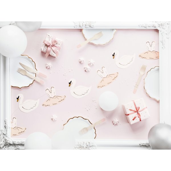 Desserttallerkener - Hvite med gullkant - 6-pakning Desserttallerkener - Hvite med gullkant - 6-pakning